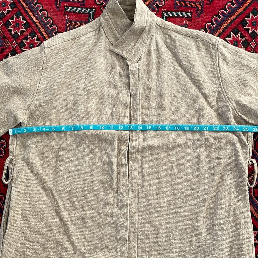 Pip-squeak chapeau sugar raw linen coat - Picture 10 of 12